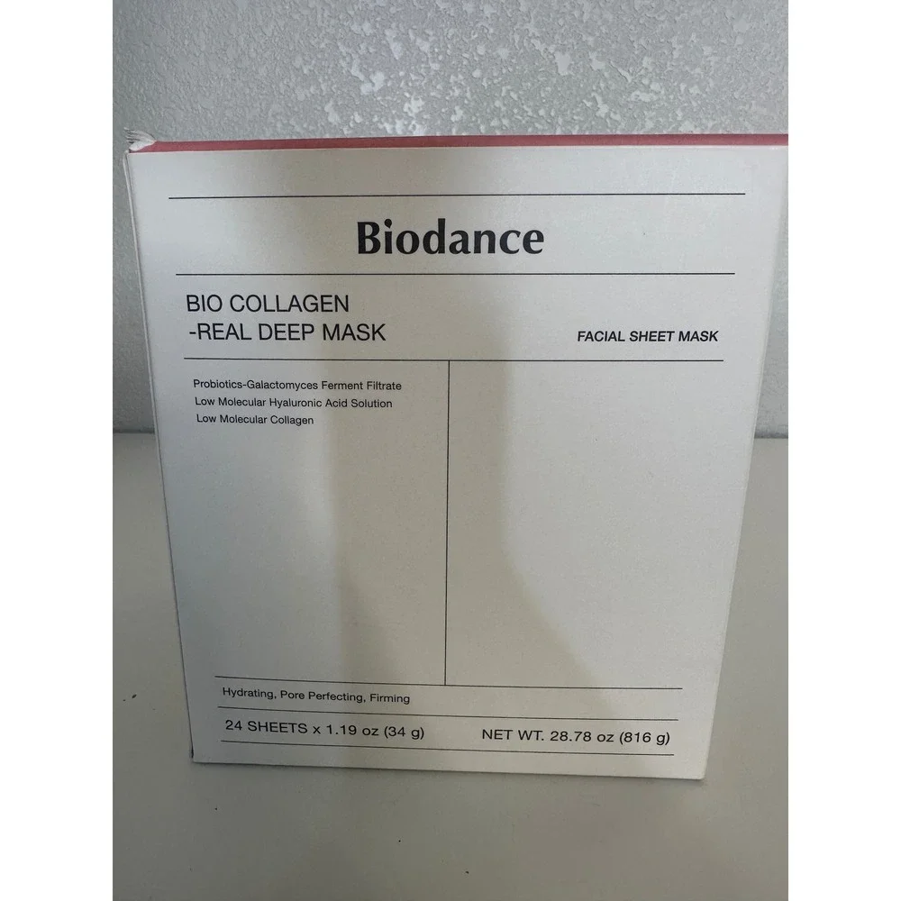 Biodance Women Pink Bio Collagen Real Deep Korean Overnight Mask 23 Count